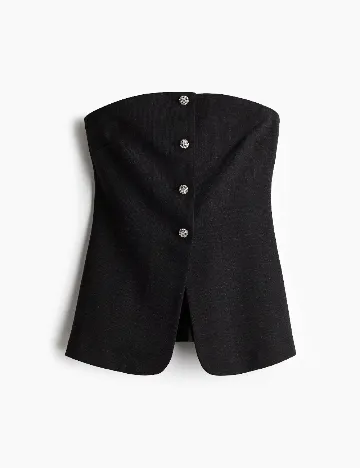 Top H&M, negru