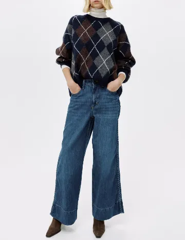 Blugi H&M, albastru