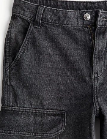 Blugi H&M, gri inchis