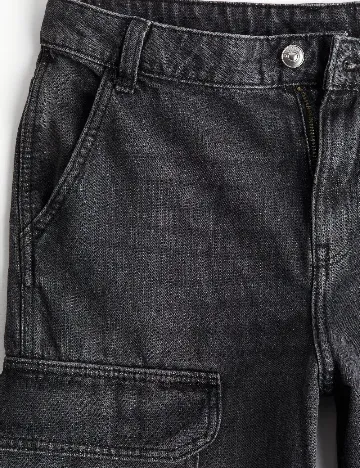 Blugi H&M, gri inchis