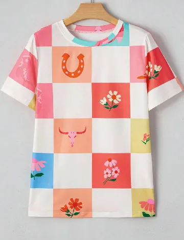 Tricou SHEIN, mix culori