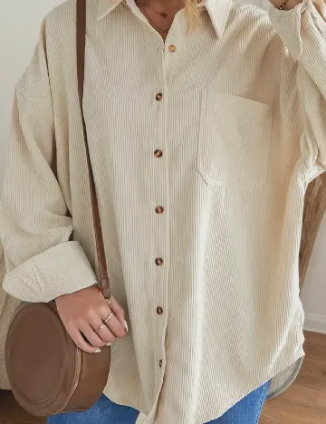 Camasa SHEIN CURVE, crem