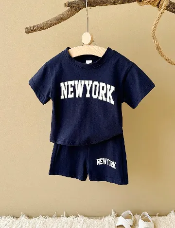 Compleu Shein Kids, bleumarin