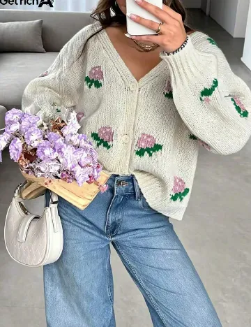 Cardigan SHEIN, crem
