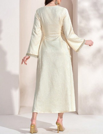 Rochie lunga Toleen, crem