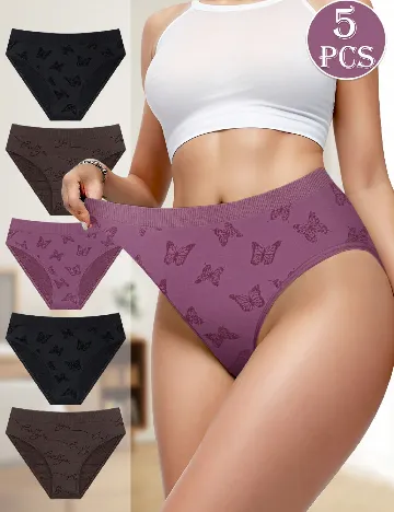 Set chiloti 5 perechi SHEIN, mix culori