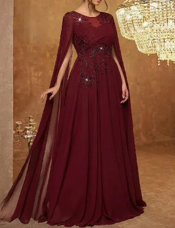 Rochie lunga Toleen, visiniu
