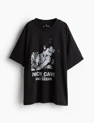 Tricou Oversize H&M, negru