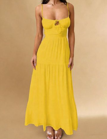 Rochie medie SHEIN, galben