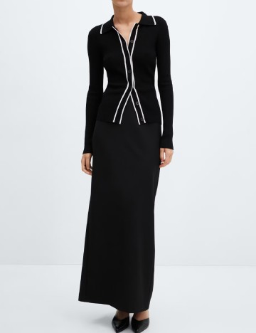 Bluza Mango, negru