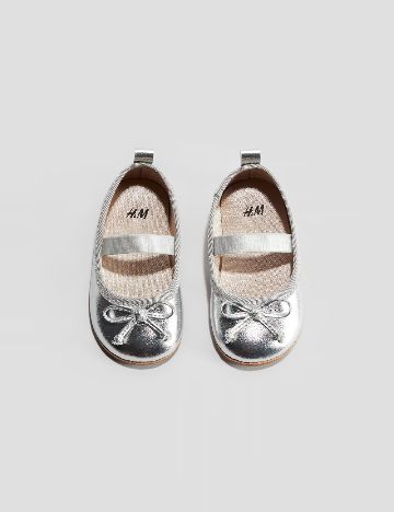 Balerini H&M, argintiu