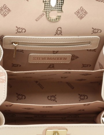Geanta Steve Madden, crem