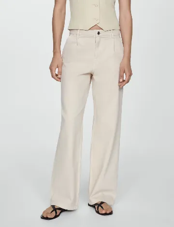 Blugi Mango, crem