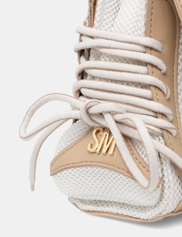 Geanta Steve Madden, alb/crem