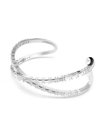 Bratara Swarovski, argintiu