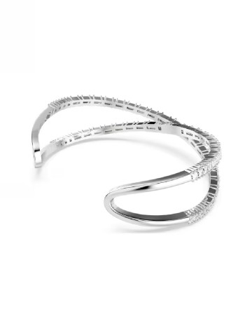 Bratara Swarovski, argintiu