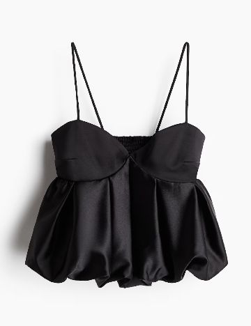 Top H&M, negru
