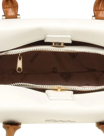 Geanta Steve Madden, alb