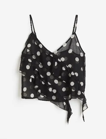 Top H&M, negru
