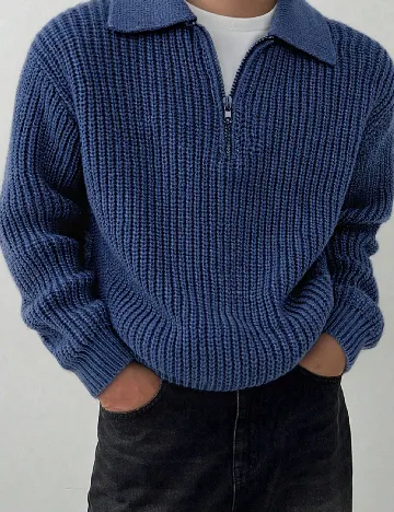 Pulover Shein Kids, bleumarin