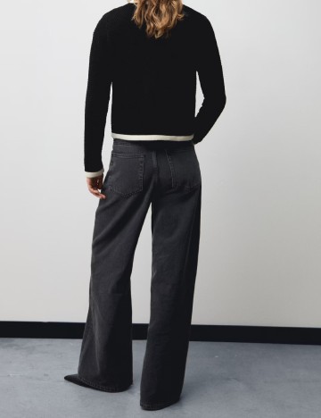 Cardigan Mango, negru