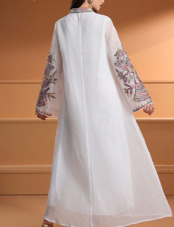 Rochie medie Toleen, alb