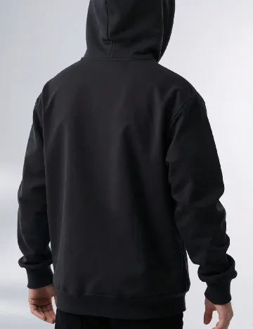 Hanorac SHEIN Plus Size Men, negru