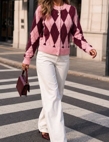 Cardigan SHEIN, roz