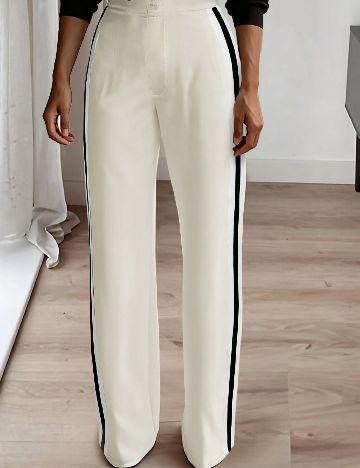 Pantaloni SHEIN, crem