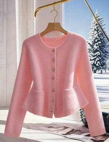 Cardigan SHEIN, roz