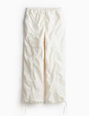 Pantaloni H&M, crem