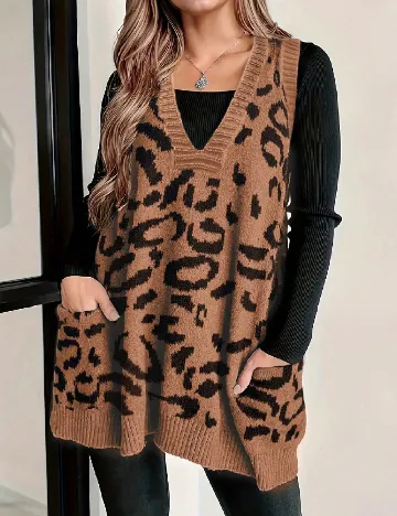Vesta SHEIN CURVE, animal print