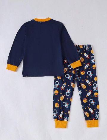 Pijama Shein Kids, bleumarin