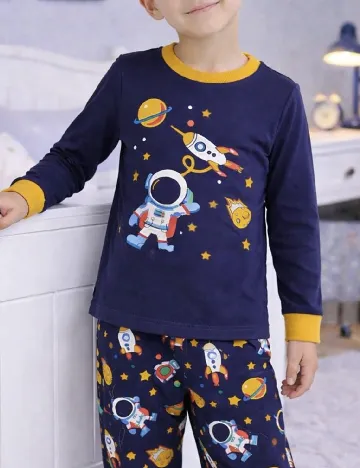 Pijama Shein Kids, bleumarin