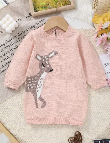 Pulover Shein Kids, roz deschis