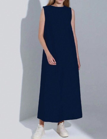 Rochie medie SHEIN, bleumarin