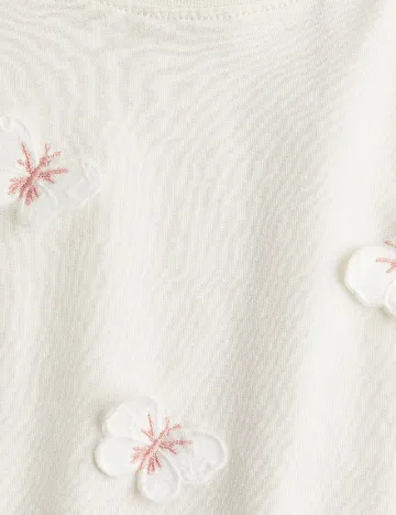 Tricou H&M, ecru