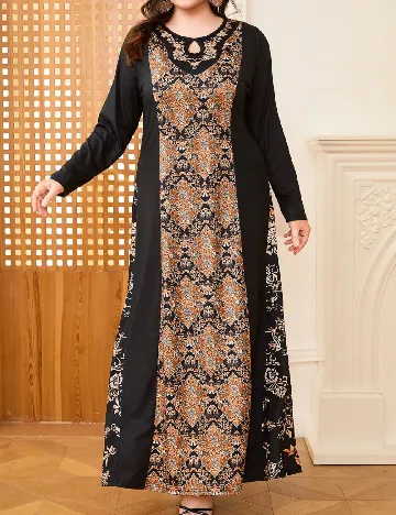 Rochie lunga SHEIN CURVE, mix culori