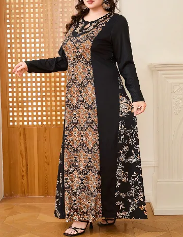 Rochie lunga SHEIN CURVE, mix culori