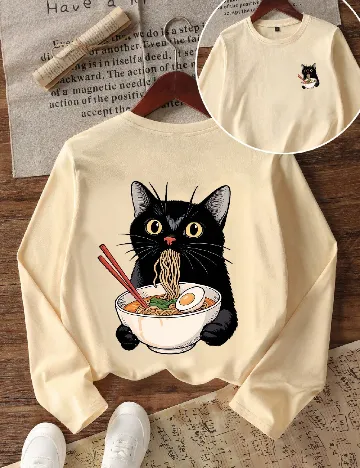 Bluza Shein Kids, crem