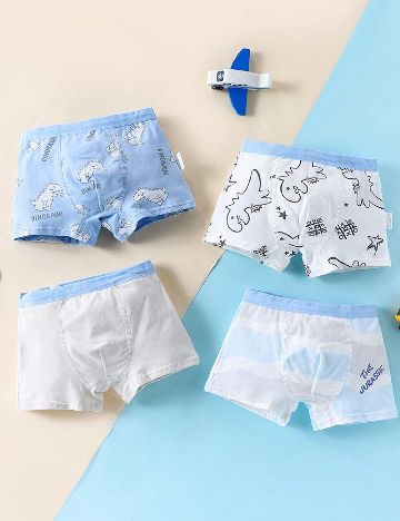 Set Boxeri 4 perechi Camibear, mix culori