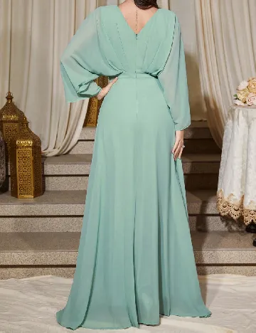 Rochie lunga Toleen, verde