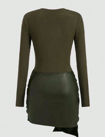 Rochie scurta SHEIN, verde