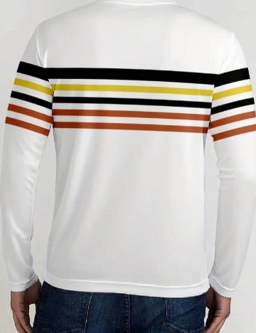 Bluza SHEIN Plus Size Men, alb