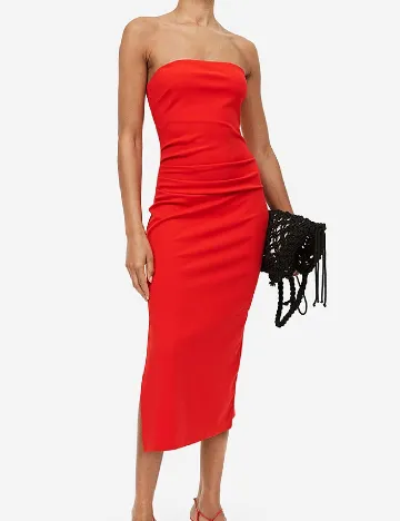 Rochie medie H&M, rosu