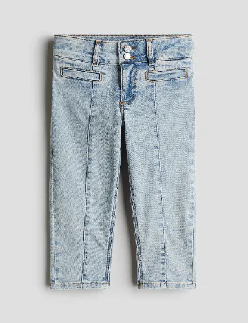 Pantaloni trei sferturi H&M, albastru