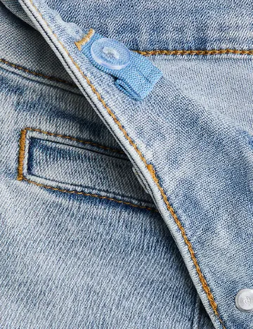 Pantaloni trei sferturi H&M, albastru