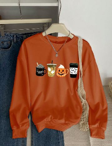 Bluza SHEIN, portocaliu
