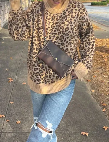 Pulover SHEIN, animal print