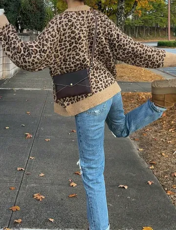 Pulover SHEIN, animal print
